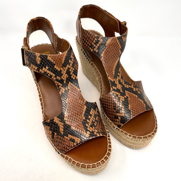 Franco Sarto Treasure3 Womens Espadrille Wedge Sandal - Picture 6 of 14